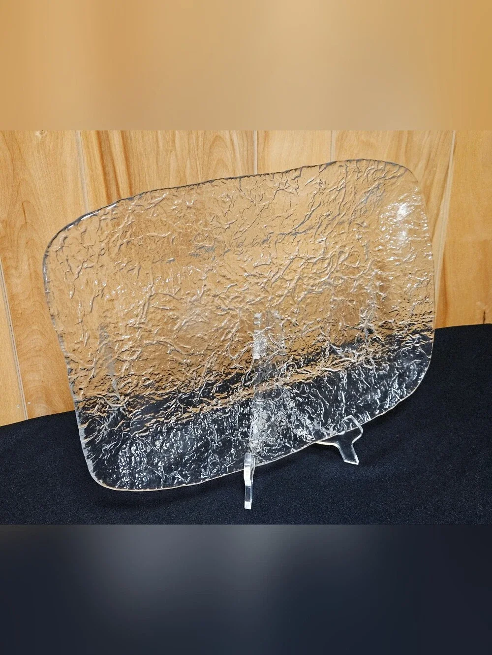 Euro Ice Glass Serving Platter 16